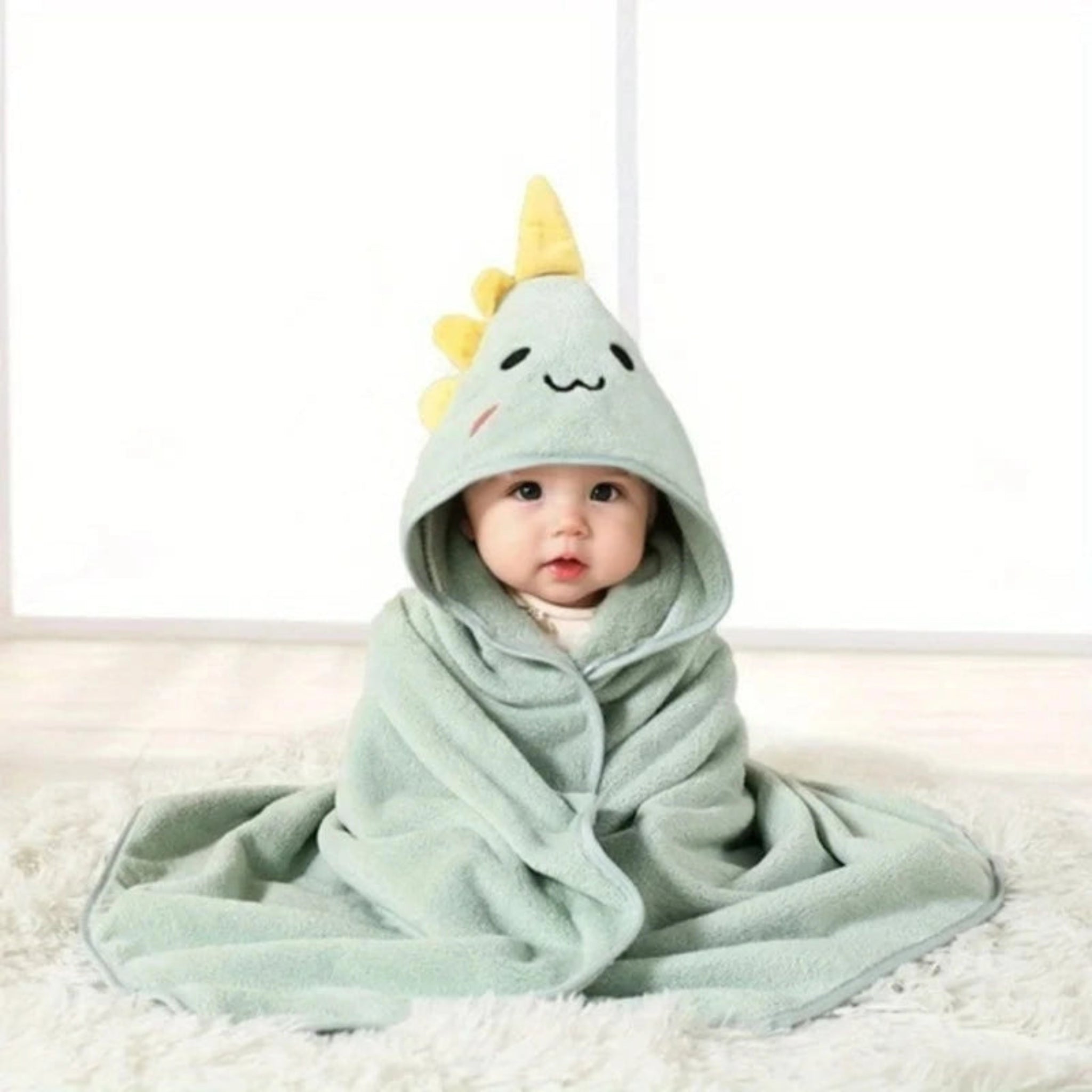 Boobuba Premium 80 cm Baby Bath Towel & Blanket - Quick-Dry, Soft & Durable