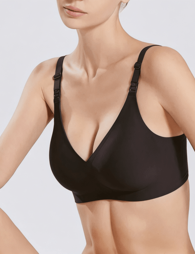 Boobuba Premium Plus Size Nursing Bra - Breathable, Anti-Sag & Swelling Relief
