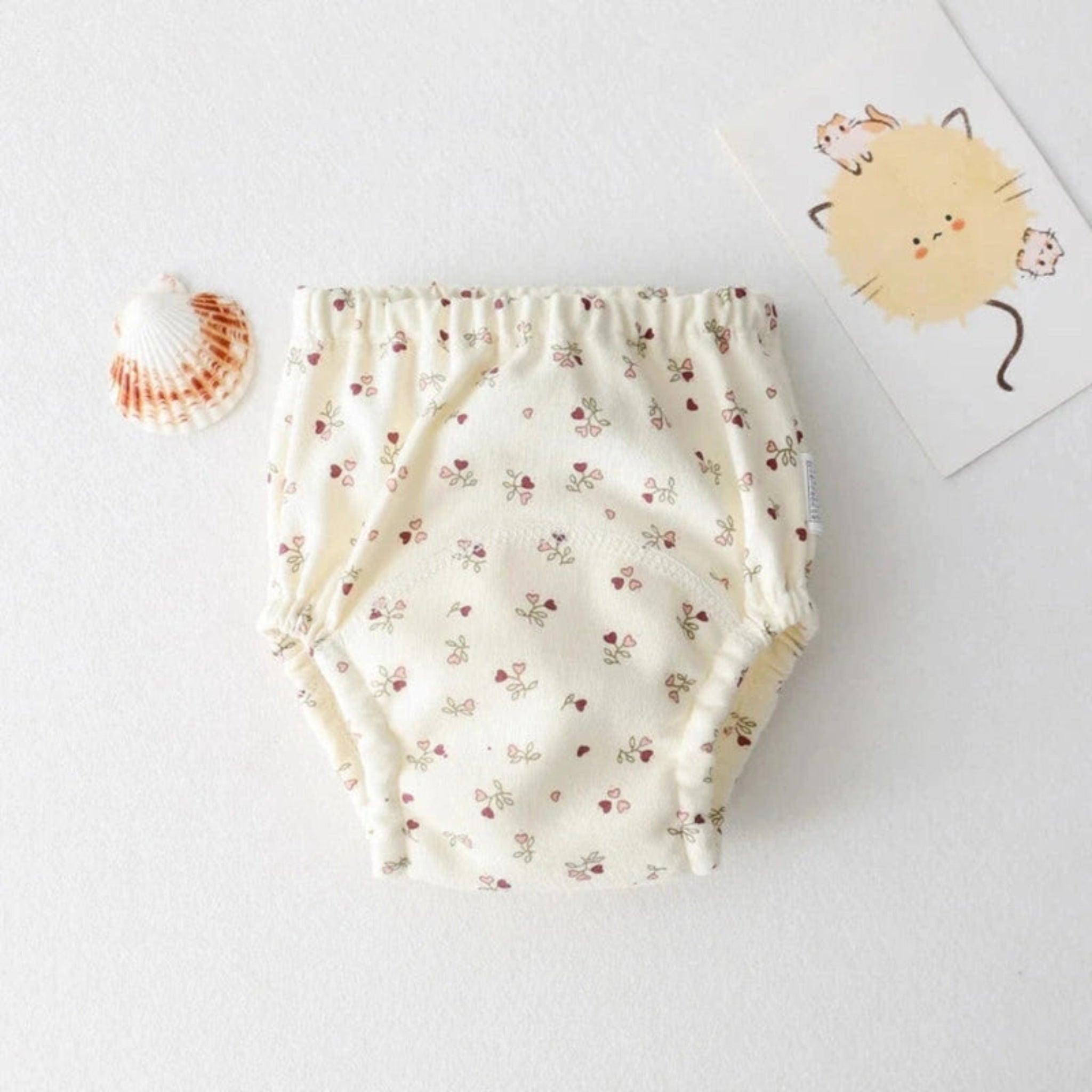 Boobuba Reusable Waterproof Baby Training Pants - Cute Cotton Diaper Shorts