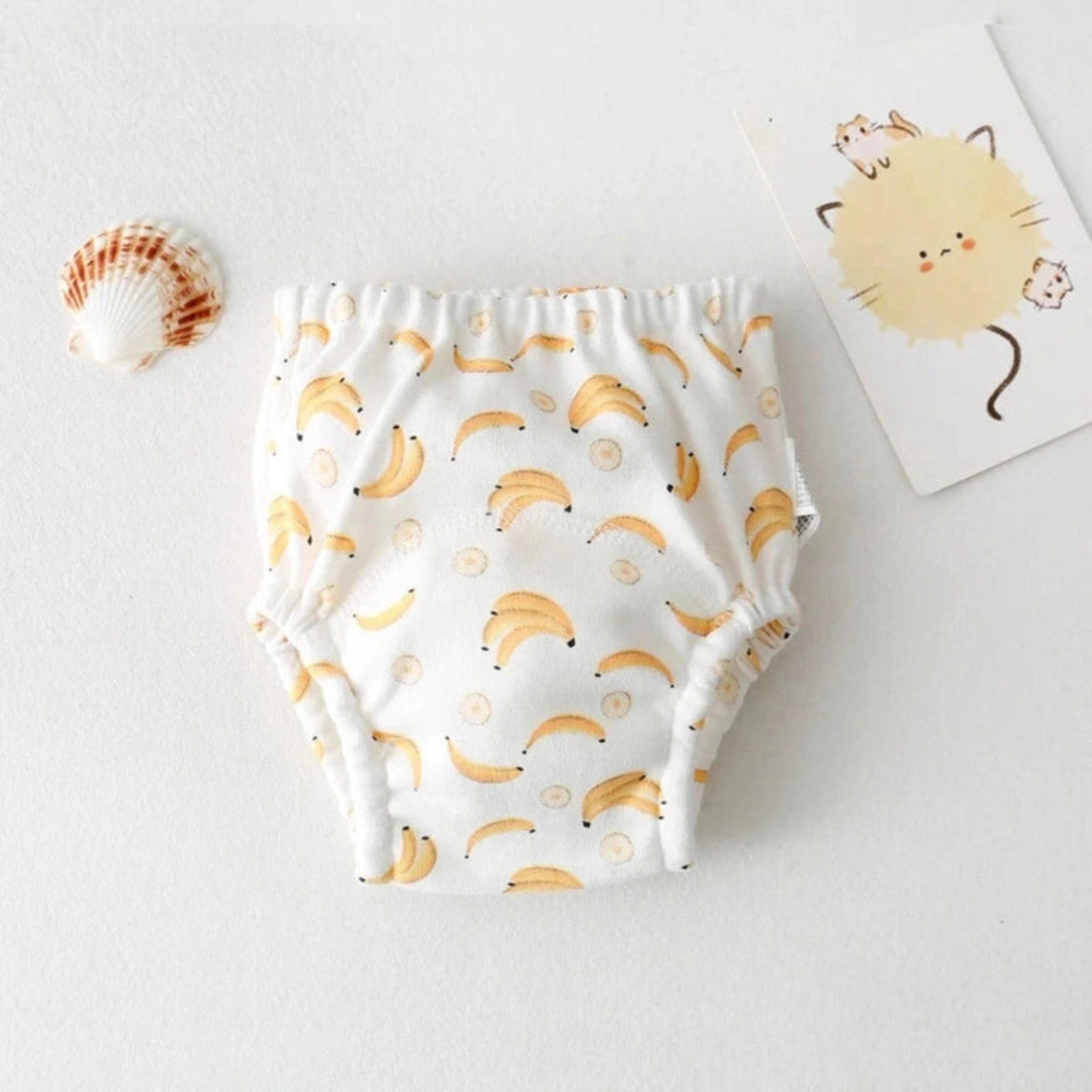 Boobuba Reusable Waterproof Baby Training Pants - Cute Cotton Diaper Shorts