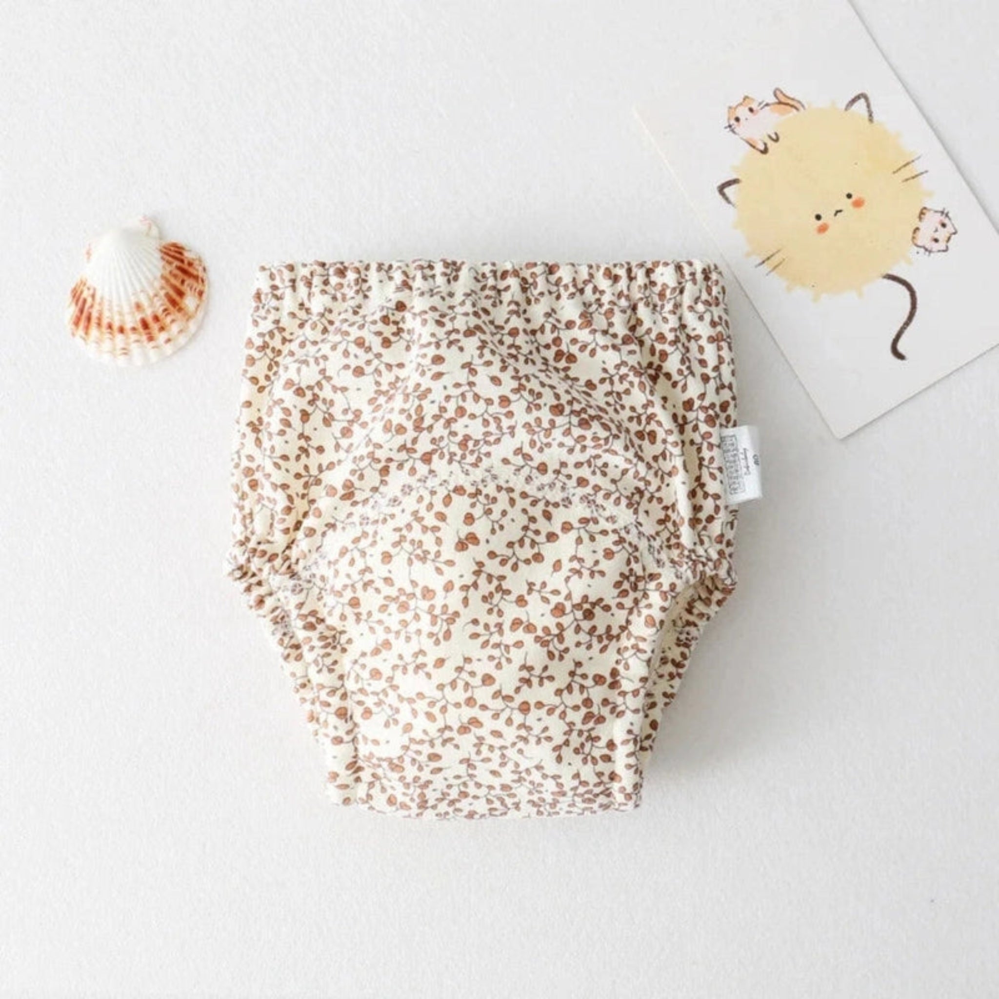 Boobuba Reusable Waterproof Baby Training Pants - Cute Cotton Diaper Shorts