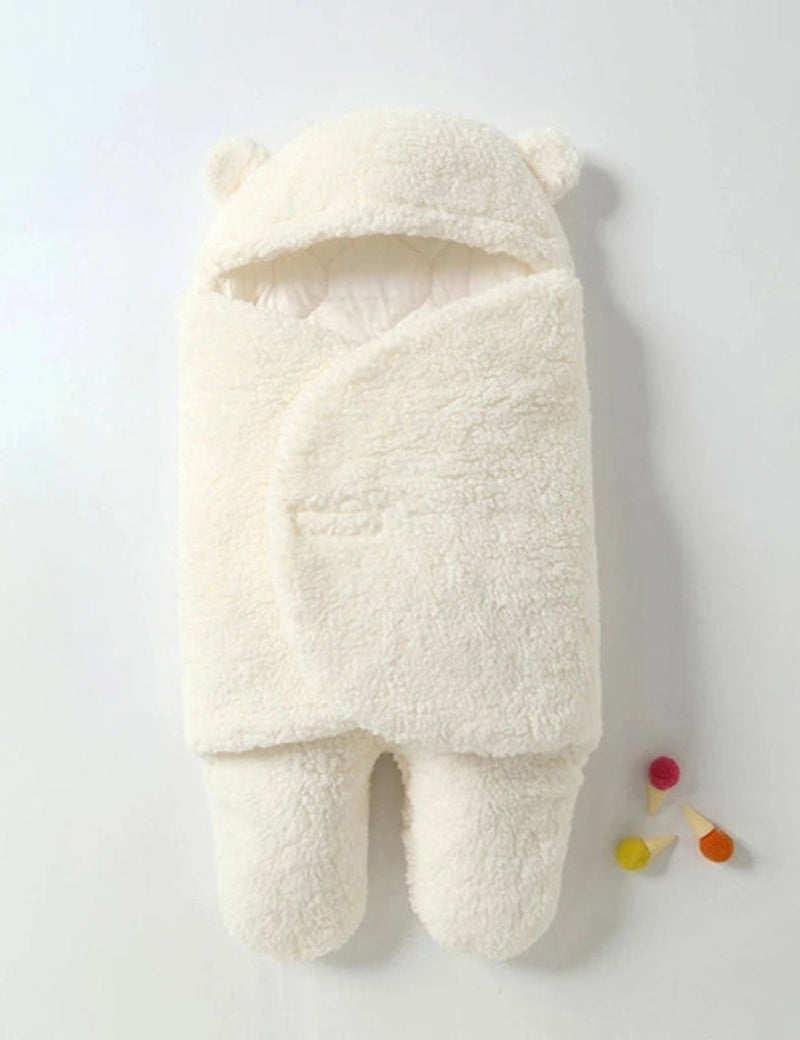 Boobuba Soft Plush Baby Swaddle Blanket - Cozy Newborn Sleep Sack