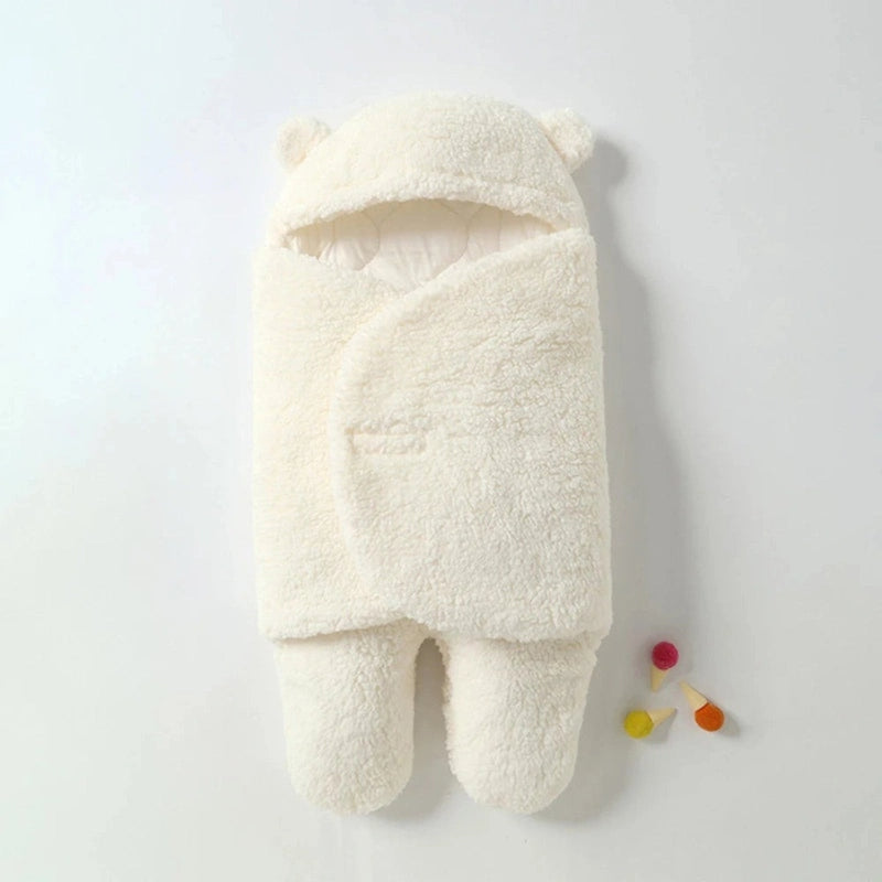 Boobuba Soft Plush Baby Swaddle Blanket - Cozy Newborn Sleep Sack