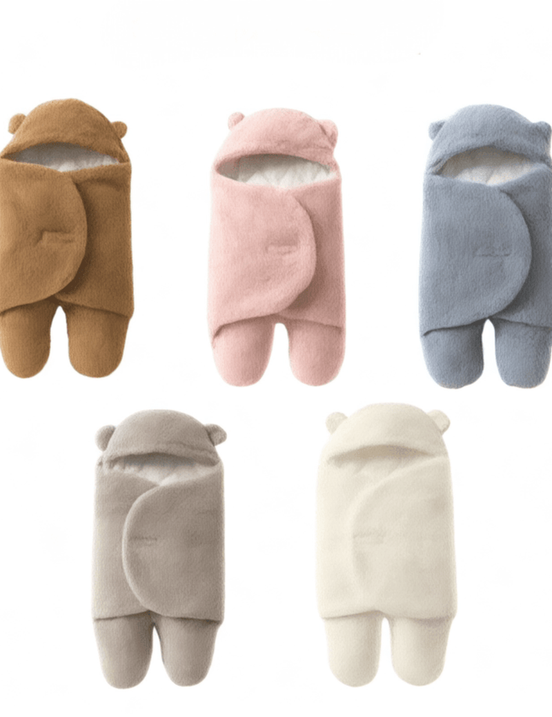 Boobuba Soft Plush Baby Swaddle Blanket - Cozy Newborn Sleep Sack