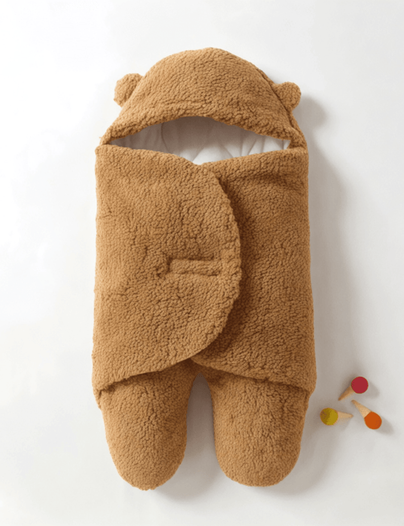 Boobuba Soft Plush Baby Swaddle Blanket - Cozy Newborn Sleep Sack