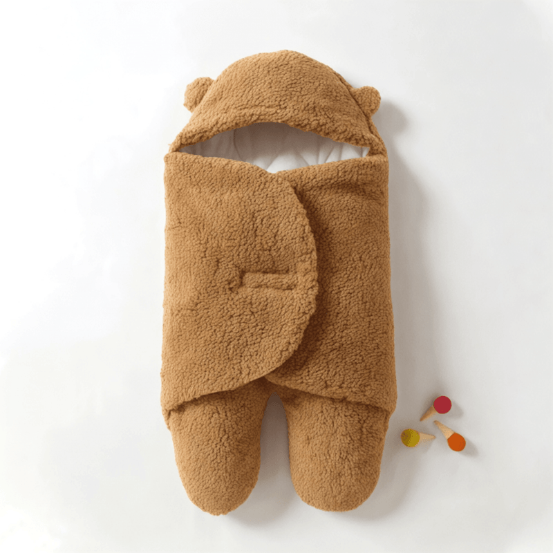 Boobuba Soft Plush Baby Swaddle Blanket - Cozy Newborn Sleep Sack