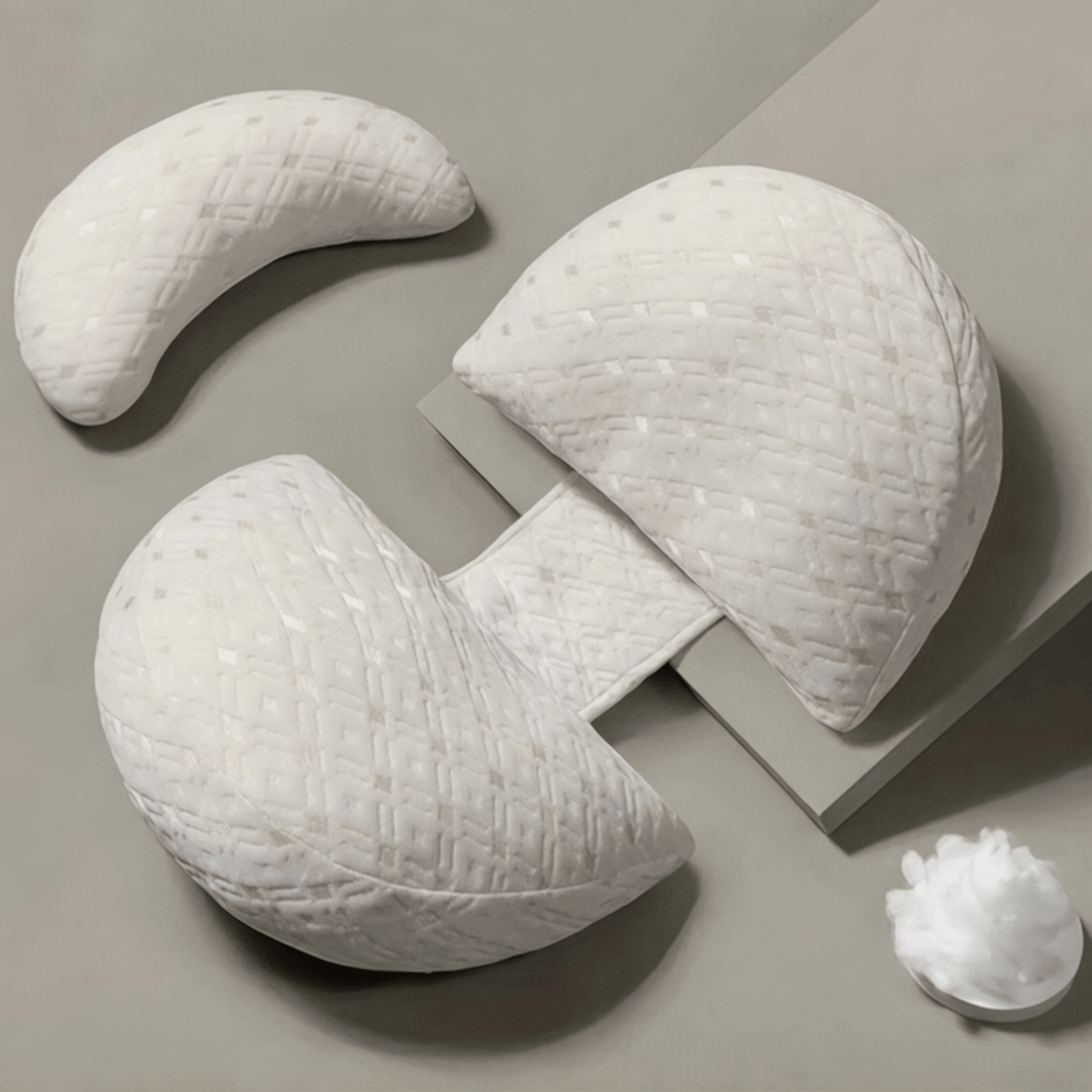 Boobuba U-Shaped Pregnancy Pillow - Machine Washable Maternity Cushion