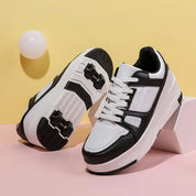 Boobuba Ultra-Light Kids Roller Skate Shoes - 4-Wheel Sneakers for Fun!