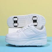 Boobuba Ultra-Light Kids Roller Skate Shoes - 4-Wheel Sneakers for Fun!