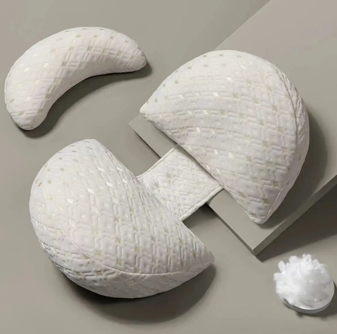 U-Shaped Pregnancy Pillow - Machine Washable Maternity Cushion