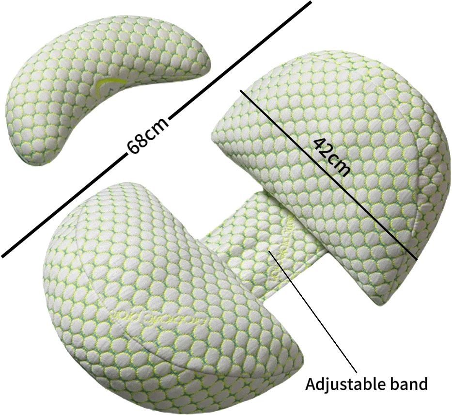 U-Shaped Pregnancy Pillow - Machine Washable Maternity Cushion