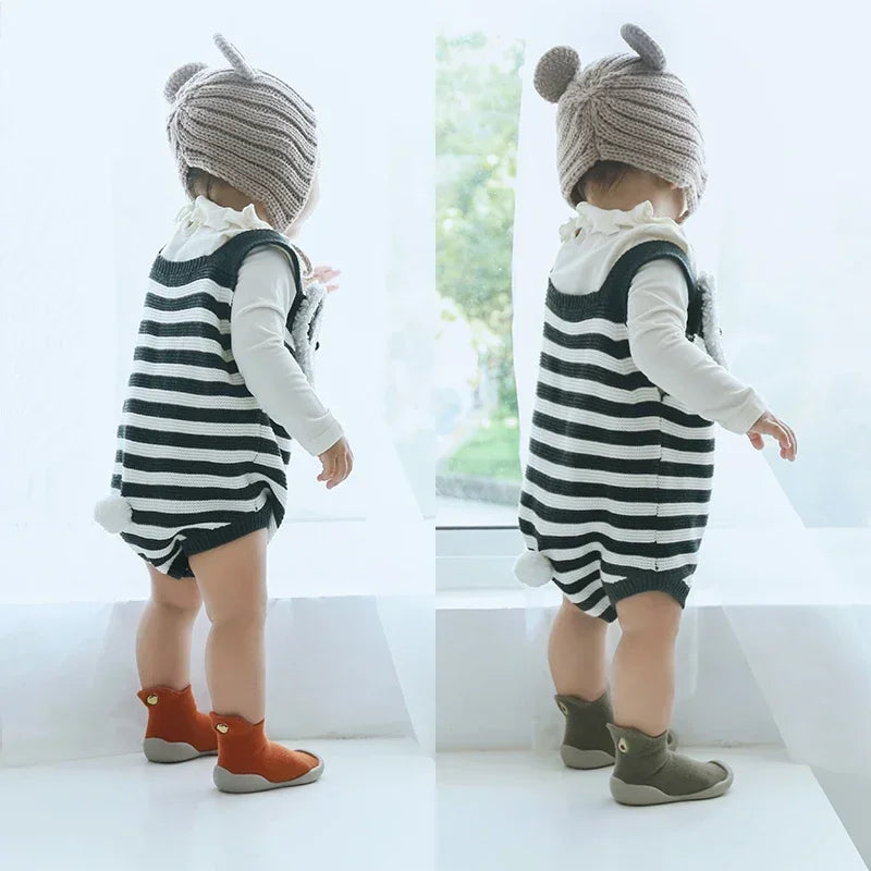 Soft Sole Cartoon Baby Shoes - Cotton Kindergarten Walking Socks