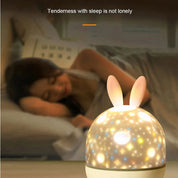 Enchanting Rabbit Fairy Projection Night Light - Perfect for Parties!